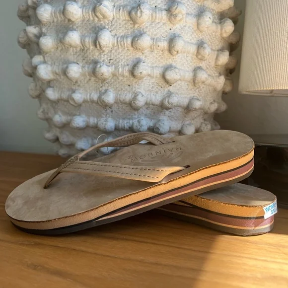 Rainbow Leather Sandals in size Small (sizes 5.5-6.5 woman’s) - Picture 2 of 5